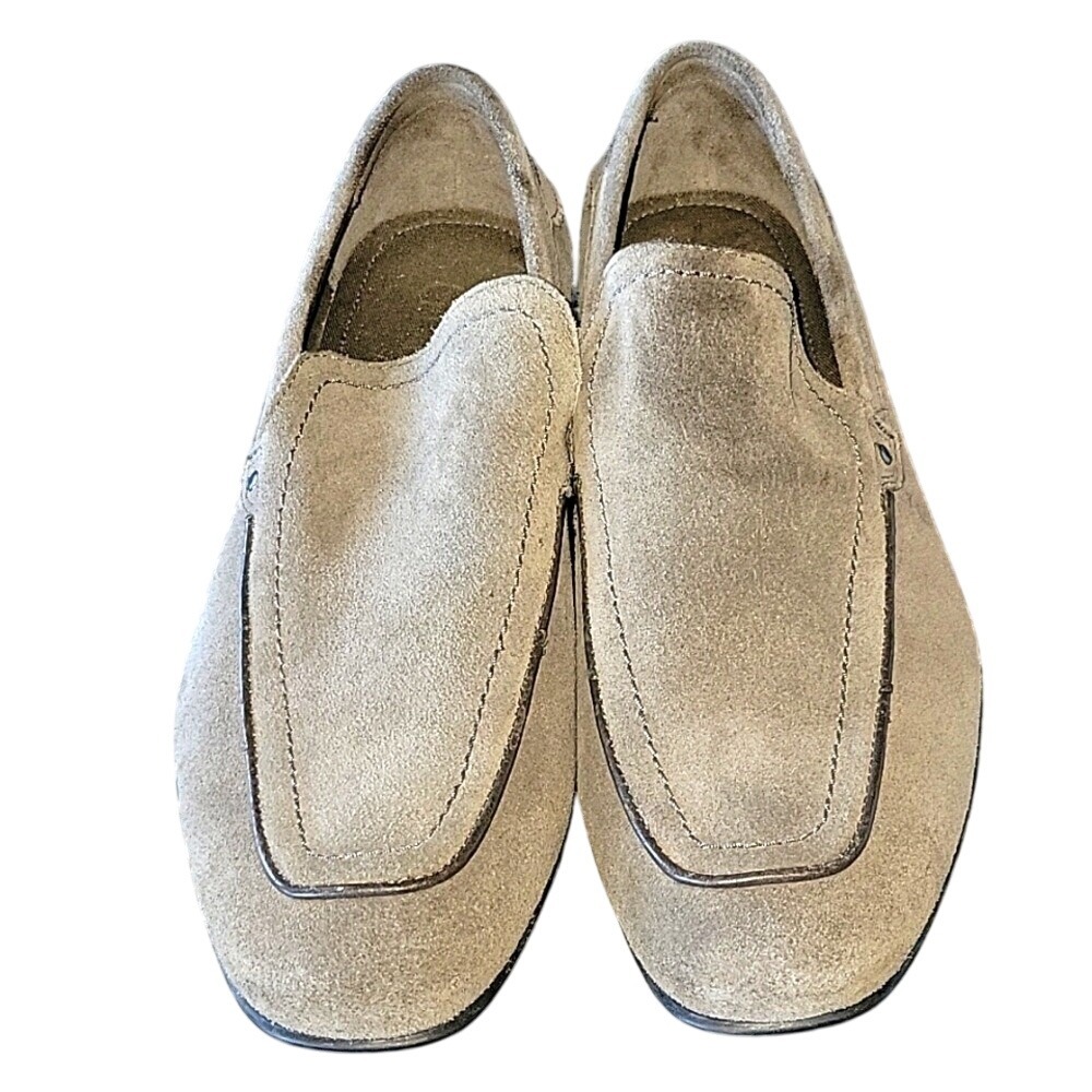GUESS Driving loafers Suede Slip On Comfort Dress Shoes 7.5 designer luxury